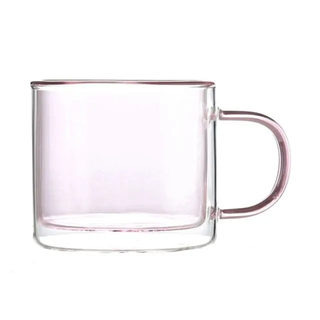 Heat Resistant Double Wall Glass Tea Cup